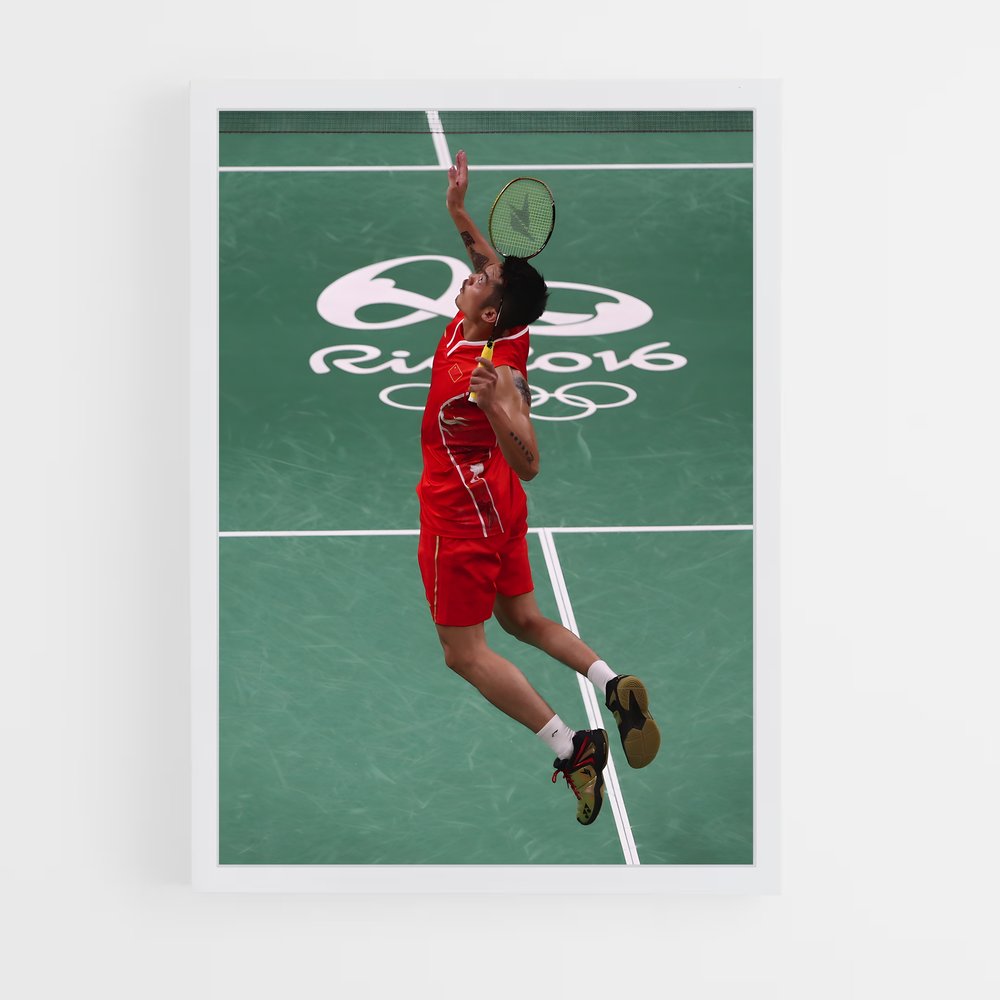 Poster Maître du Swing – affiche Badminton (vue 3)